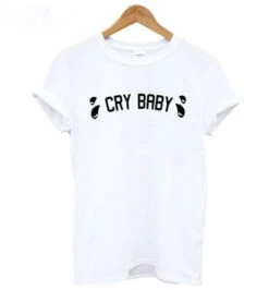 Cry Baby Tee -Clothing Discount Store cry baby tee white s chire chirere cry baby crybaby crying shirt kawaii babe 504