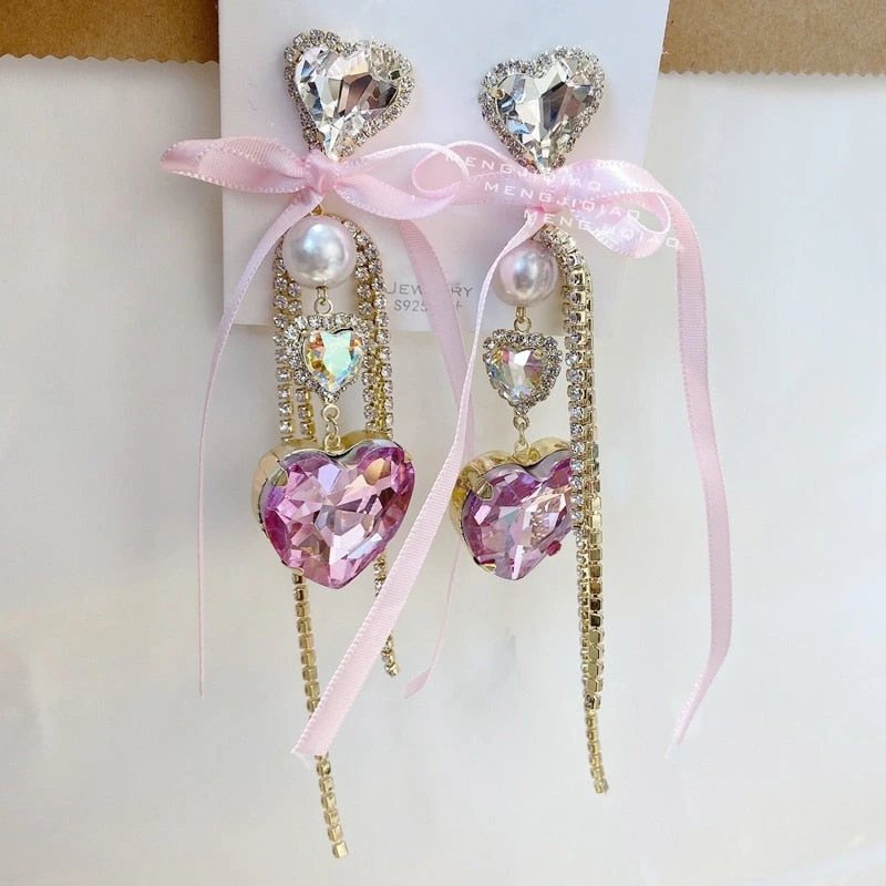 Crystal Princess Drop Earrings 5 Crystal Princess Drop Earrings - Image 3