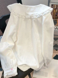 Cupcake Sweetie Blouse -Clothing Discount Store cupcake sweetie blouse lace ruffled collar 153