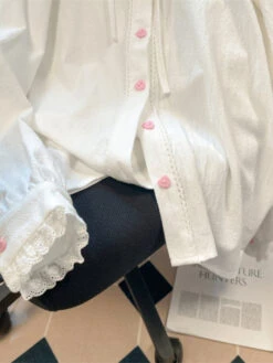 Cupcake Sweetie Blouse -Clothing Discount Store cupcake sweetie blouse lace ruffled collar 208