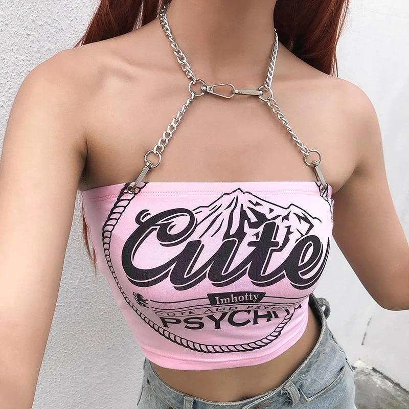 Cute & Psycho Halter Top 6 Cute & Psycho Halter Top - Image 4