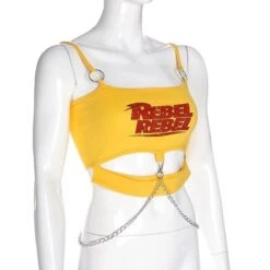 Cute & Psycho Halter Top 26 Cute & Psycho Halter Top -Clothing Discount Store cute psycho halter yellow rebel m baby belly shirt shirts tank tee ddlg playground 705