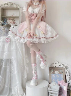 Cyber Punk Babydoll Booties -Clothing Discount Store cyber punk babydoll booties boot boots combat shoes kawaii babe 163