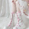 Cyber Punk Babydoll Booties 2 Cyber Punk Babydoll Booties -Clothing Discount Store cyber punk babydoll booties boot boots combat shoes kawaii babe 656