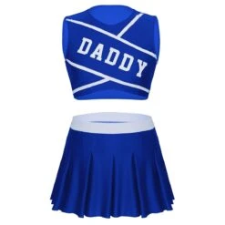 Daddy Cheerleader Outfit -Clothing Discount Store daddy cheerleader outfit belly shirt cheer leader crop top tops costume ddlg playground 329