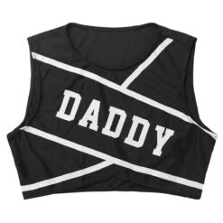 Daddy Cheerleader Outfit -Clothing Discount Store daddy cheerleader outfit belly shirt cheer leader crop top tops costume ddlg playground 951