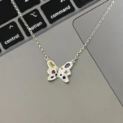 Dainty Butterfly Necklaces -Clothing Discount Store dainty elegant jewelled butterfly necklaces 434