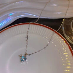 Dainty Butterfly Necklaces -Clothing Discount Store dainty elegant jewelled butterfly necklaces 647