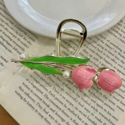 Dainty Floral Hair Claw Clip 39 Dainty Floral Hair Claw Clip -Clothing Discount Store dainty floral hair claw clip 18 claws coquette accessories accessory kawaii babe 407