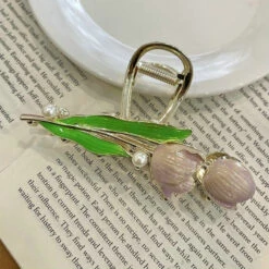 Dainty Floral Hair Claw Clip 31 Dainty Floral Hair Claw Clip -Clothing Discount Store dainty floral hair claw clip 19 claws coquette accessories accessory kawaii babe 355