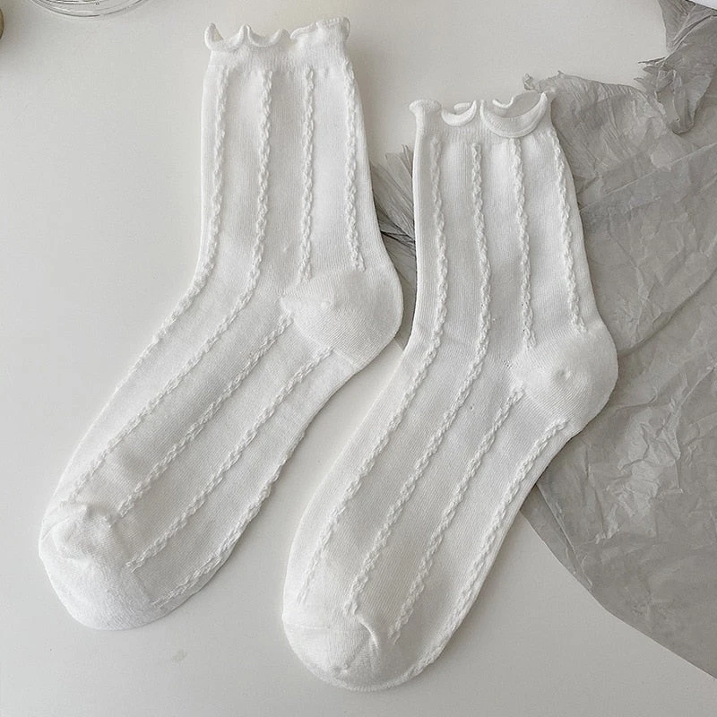 Dainty White Lace Socks 6 Dainty White Lace Socks - Image 4