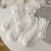 Dainty White Lace Socks 2 Dainty White Lace Socks -Clothing Discount Store dainty white lace socks ruffled floral hearts bows 276