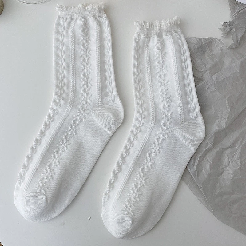 Dainty White Lace Socks 8 Dainty White Lace Socks - Image 6