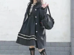 Dark Academia Black Dress 11 Dark Academia Black Dress -Clothing Discount Store dark academia black dress dresses academia black bows dress goth 965