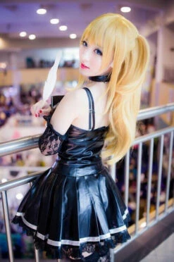 Death Note Misa Amane Cosplay Set 25 Death Note Misa Amane Cosplay Set -Clothing Discount Store death note misa amane cosplay set black cospalyer cosplay death note dress kawaii babe 496