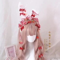 Decora Handmade Bunny Ears -Clothing Discount Store decora handmade bunny ears accessories baby bun ear headband ddlg playground 807