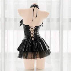 Demon Priestess Dress -Clothing Discount Store demon priestess dress bat wing wings black latex cosplay cosplaying costumes kawaii babe 371 8f051a81 30b1 471f ad1b 9c3d19d834b8