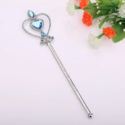 Diamond Princess Tiara -Clothing Discount Store diamond princess tiara magic wand blue crown diamonds frozen jewels pink princess jewelry kawaii babe 265