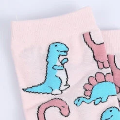 Dino Sockies -Clothing Discount Store dino sockies ankle socks dinos dinosaurs fairy kei pastel kei socks kawaii babe 256