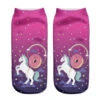 Donut Unicorn Socks -Clothing Discount Store donut unicorn socks ankle pillow doughnuts galaxy kawaii babe 364