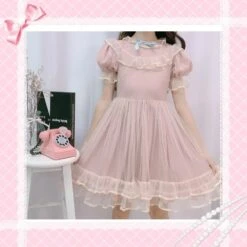 Dusty Pink Fairy Gown 23 Dusty Pink Fairy Gown -Clothing Discount Store dusty pink fairy gown dress dresses rose jsk ddlg playground 596