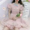 Dusty Pink Fairy Gown -Clothing Discount Store dusty pink fairy gown l dress dresses rose jsk ddlg playground 321