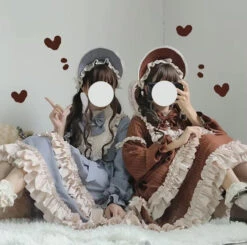 Dusty Pink Maid Dress -Clothing Discount Store dusty pink maid dress dresses dress kawaii lace layered layers 451