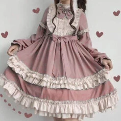 Dusty Pink Maid Dress