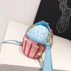 Embroidered Cupcake Handbag -Clothing Discount Store embroidered cupcake handbag 3d cases cakes coin purse cup bags ddlg playground 401