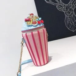 Embroidered Cupcake Handbag -Clothing Discount Store embroidered cupcake handbag tall 3d cases cakes coin purse cup bags ddlg playground 461