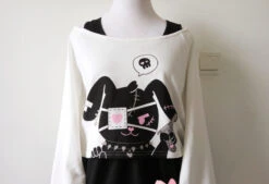 Evil Bunny Dress -Clothing Discount Store evil bunny dress 666 bunnies comic creepy cute devil kawaii babe 956