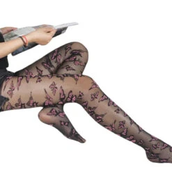 Fairy Flutter Nylon Tights -Clothing Discount Store fairy flutter tights leggings fairycore leggings little space 324