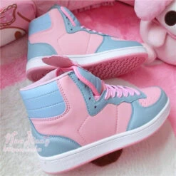Fairy Kei High Top Shoes -Clothing Discount Store fairy kei high top shoes hi tops trainers kawaii babe 530