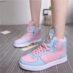 Fairy Kei High Top Shoes -Clothing Discount Store fairy kei high top shoes hi tops trainers kawaii babe 735