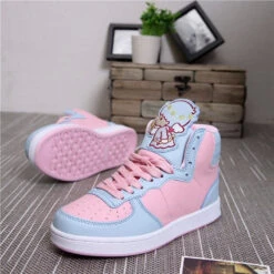 Fairy Kei High Top Shoes -Clothing Discount Store fairy kei high top shoes hi tops trainers kawaii babe 784