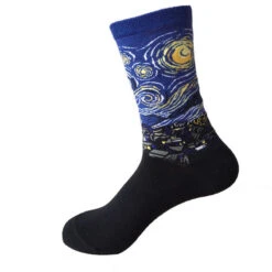 Famous Artwork Socks -Clothing Discount Store famous artwork socks 1 ankle socks artistic artwork famous artists mona lisa kawaii babe 763