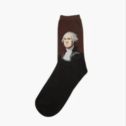 Famous Artwork Socks -Clothing Discount Store famous artwork socks 12 ankle socks artistic artwork famous artists mona lisa kawaii babe 312