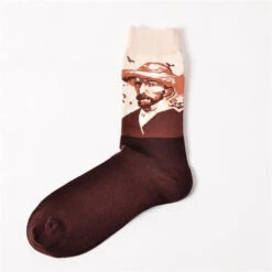 Famous Artwork Socks -Clothing Discount Store famous artwork socks 18 ankle socks artistic artwork famous artists mona lisa kawaii babe 142
