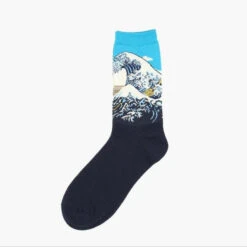 Famous Artwork Socks -Clothing Discount Store famous artwork socks 8 ankle socks artistic artwork famous artists mona lisa kawaii babe 747
