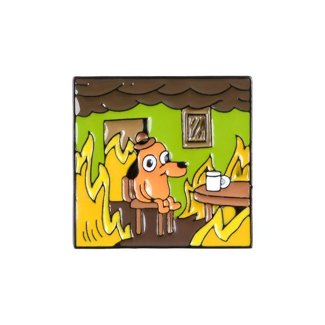 This Is Fine Enamel Pin 8 This Is Fine Enamel Pin - Image 6