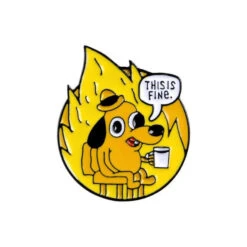 This Is Fine Enamel Pin 12 This Is Fine Enamel Pin -Clothing Discount Store fine enamel pin style 3 brooch brooches enamel pin pins fire pin kawaii babe 750