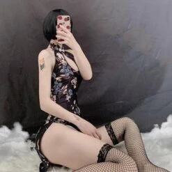 Floral Cheongsam Dress -Clothing Discount Store floral cheongsam dress china chinese dresses ddlg playground 770