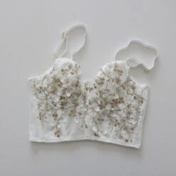 Floral Embroidered Bustier 39 Floral Embroidered Bustier -Clothing Discount Store floral embroidered bustier angelcore bralette bustiers cami crop ddlg playground 368