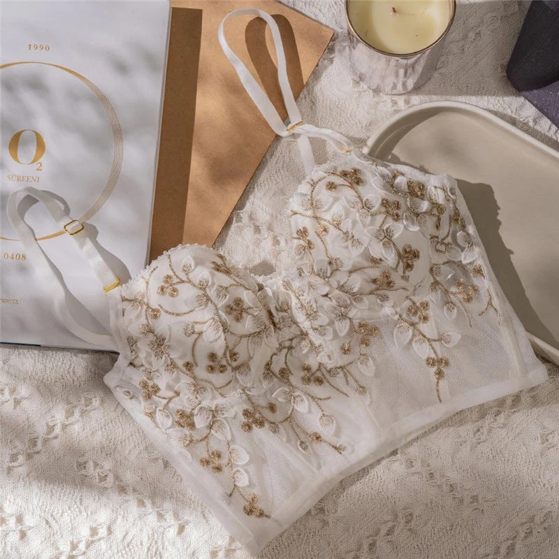 Floral Embroidered Bustier 9 Floral Embroidered Bustier - Image 7