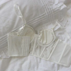 Floral Embroidered Bustier 34 Floral Embroidered Bustier -Clothing Discount Store floral embroidered bustier angelcore bralette bustiers cami crop ddlg playground 815