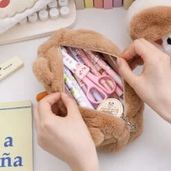 Fluffy Kawaii Pencil Cases -Clothing Discount Store fluffy kawaii pencil cases pen bear bears bunny fluffy 101