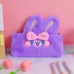 Fluffy Kawaii Pencil Cases -Clothing Discount Store fluffy kawaii pencil cases pen bear bears bunny fluffy 306