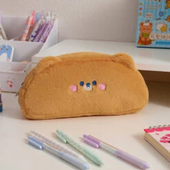Fluffy Kawaii Pencil Cases -Clothing Discount Store fluffy kawaii pencil cases pen bear bears bunny fluffy 320