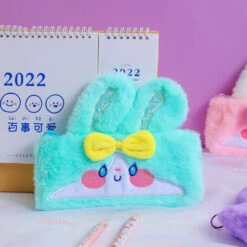 Fluffy Kawaii Pencil Cases -Clothing Discount Store fluffy kawaii pencil cases pen bear bears bunny fluffy 428