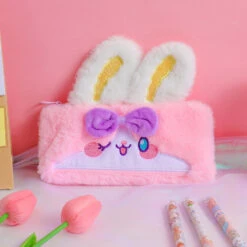 Fluffy Kawaii Pencil Cases -Clothing Discount Store fluffy kawaii pencil cases pen bear bears bunny fluffy 624